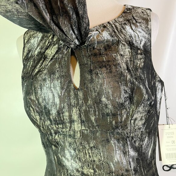 NWT Etcetera Set Top Size 6 Skirt Size 4 Burnished Metallic - Picture 10 of 16